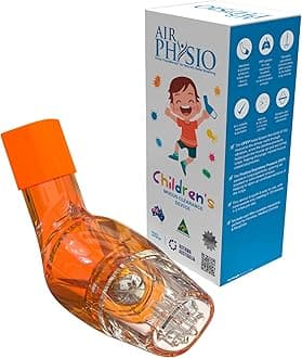 AirPhysio Adult Low Lung & Children's Natural Lung Expansion and Mucus Clearance Device, Breathing Exerciser, Cleanse Therapy Aid