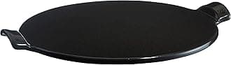 Emile Henry Flame Top Pizza Stone, 14.5 Inches, Charcoal