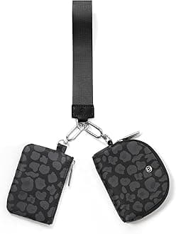 Mum's Memory Mini Zip Around Wristlet Wallet for Women Dual Pouch Wristlet Portable Wallet Coin Purse Mini Women Coin Pocket