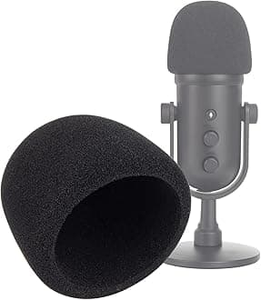 Seiren V2 X Foam Cover or Razer Seiren V2 Pro Mic Pop Filter, Mic Cover Compatible with Razer Seiren V2 Pro and Razer Seiren V2 X USB Microphones, Block POPS by YOUSHARES