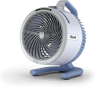 SHARK FlexBreeze HydroGo - Ultra-Powerful Portable Fan with Indoor/Outdoor Mist, Up to 70 Feet Range, Wired and Wireless, Up to 12 Hours Battery, 5 Speeds, Misting