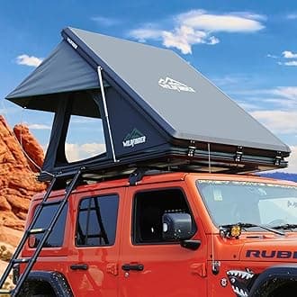 Rooftop Tent Hard Shell Roof Top Tent Hardshell Suitable for Jeep SUV Truck Van,Camping Car Roof for 2-3 Person