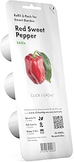 Smart Garden Red Sweet Pepper Plant Pods, 3-Pack