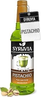 Coffee Syrup, Pistachio Flavored Syrup for Drinks and Desserts – 25.4 fl oz
