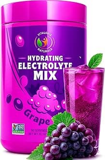 Electrolytes Powder No Sugar - Hydration Powder I Zero Calories, Carbs or Artificial Ingredients, Rehydration Sugar Free Electrolyte Drink Mix, Keto - 90 Servings