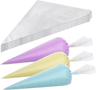 300 Pcs Pastry Piping Bags 13 inch Disposable Icing Cream Bag for Cookie Cake Decorating