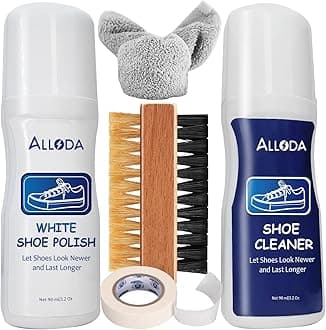 Shoe Cleaner+Shoe whitener, Sneaker Cleaner, Brush-Shoe Cleaning Kit, Alloda