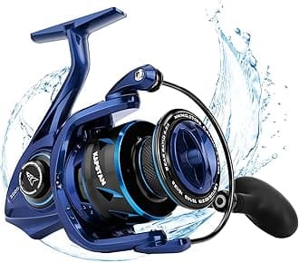 Kapstan Elite Saltwater Spinning Fishing Reel, Up to 55LBs Max Drag, IPX6 Waterproof & Corrosion-Resistant Bearing System - Ideal Fishing Gifts for Saltwater Fishing