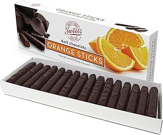 Sweet Candy Company Sweet's Chocolate Orange Sticks, Milk, 10.5-Ounce