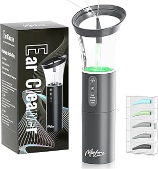 Electric Ear Cleaning Kit Effective & Safe Ear Cleaner Irrigation Flushing System 4 Pressure Modes for Ear Wax Buildup
