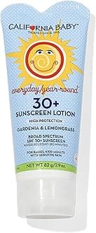 California Baby SPF30+ Sunscreen Lotion, Everyday/Year Round, Water Resistant and Hypo-Allergenic, 2.9 Ounce