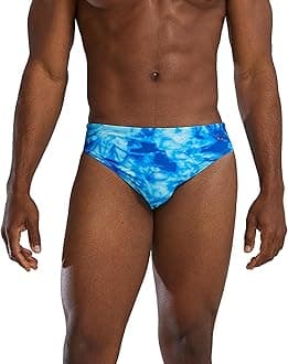 Men's Durafast Elite Racer Brief Swimsuit, Ocean Blue, 26