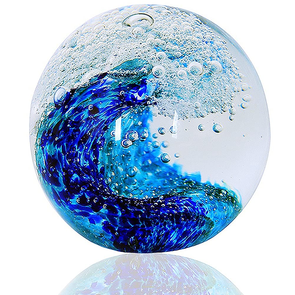 Glass paperweight ball
