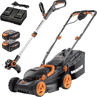 Worx WG163.8 GT 3.0 20V PowerShare 12" Cordless String Trimmer & Edger, 12in, 1 Battery and Quick Charger Included