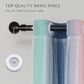 XiDi Pink Grey Curtains for Girls Bedroom, Unicorn Wall Decals Green Curtain, Kids Curtains Room Darking, 63 inchs Long Blackout Curtain 52 inches Wide 1 Panel