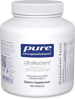 UltraNutrient - Minerals & Multivitamins - Supports Liver & Heart Health* - Supplement for Antioxidants - with Vitamin C, CoQ10 - Non-GMO * Gluten-Free - 180 Capsules