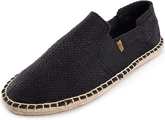 Alexis LeroyMen's Canvas Slip on Flat Espadrilles
