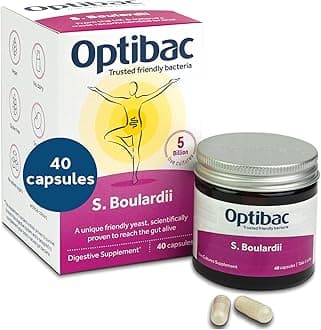 Optibac ProbioticsSaccharomyces Boulardii - 40 Capsules