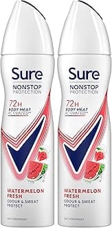 Sure Uplifting & Fresh MotionSense technology deodorant spray Anti-perspirant Deodorant Aerosol 72h protection against sweat and odour (Pack of 2)
