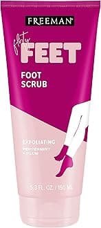 Freeman Bare Foot Exfoliating foot scrub Peppermint and Plum 5.3 oz