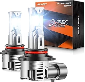 S1-Pro 9005/HB3 Fog & Lighting Kit, 40,000LM 6500K White 9005 System, 1600FT Beam, IP67 Waterproof with Turbo Fan, 2-Pack for UTV/ATV