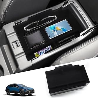 For 2024 Subaru Crosstrek Center Console Organizer, for 2024 Subaru Crosstrek 2024 Subaru Impreza Console Tray Crosstrek&Impreza 2024 Flocking Armrest Storage Box(Flocking Material)