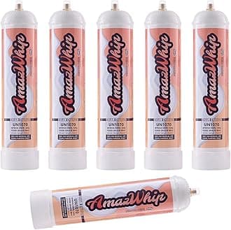 640g 0.95L Original Flavor N2O Cream Charger - Classic Flavors Never Go Out of Style(640g original, 6 cylinders)