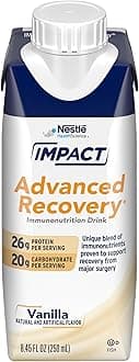Nestle Impact Advanced Recovery Immunonutrition Drink Vanilla 8.45 oz Carton 10 Ct