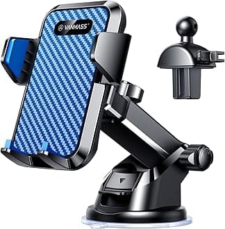 VANMASS Car Phone Holder 2026 [85+ LBS Strong Suction & True Military-Grade] Rotatable Universal Mobile Phone Mount Dashboard Windscreen Vent Desk Automobile for iPhone 17 16 Pro Max 15 14 Samsung