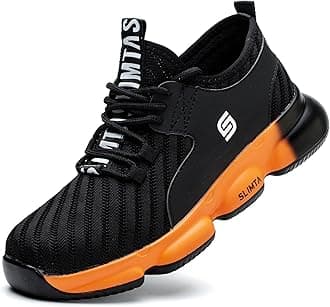 Safety Shoes for Men Women Steel Toe Boots Non-Slip Lightweight Breathable Sneakers Puncture Proof Protective Industrial Shoes