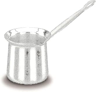 Korkmaz Classic Coffee Pan 1.0L | Stainless Steel Milk Pot | Silver - KA137