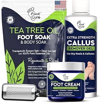 4 in 1 Tea Tree Oil Foot Soak and Callus Remover Gel