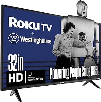 Roku TV - 32 Inch Smart TV, 720P LED HD TV with Wi-Fi Connectivity and Mobile App, Flat Screen TV Compatible with Apple Home Kit, Alexa and Google Assistant