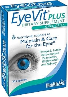 EyeVit Plus, Maintenance and Care for Eyes, 30 Capsules, Once Daily, Nutritional Support to Maintain & Care for The Eyes