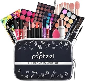 Beauty Advent Calendar 2025 Women, All-in-one Makeup Gift Set for Girls Must-Have Cosmetic Surprises Include Eyeshadow Palette Lipstick Blush Concealer Face Powder Eyeliner Mascara Brush
