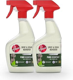 Hoover Pure Essentials Pre-Treat Spot and Stain Remover Spray, 22 oz., 2 Pack, Natural Plant Based Formula, Full Strength Carpet Cleaner Spray, Pair with Hoover Carpet or Spot Cleaner