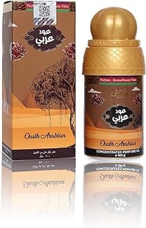 Oudh Arabian Concentrated Perfume Oil–100ml, Alcohol-Free, Long-Lasting Oriental Fragrance for Men & Women | Rich Oud & Spiced Resin Blend