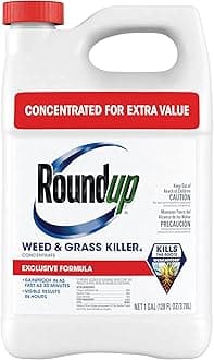 Weed & Grass Killer₄ Concentrate, Use in and Around Flower Beds, Walkways and Other Areas of Your Yard, 1 gal.