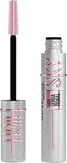 Lash Sensational Sky High Glitter Mascara, Diamond Effect Eye Makeup for Lashes and Brows, Washable, Space Diamond, 1 Count