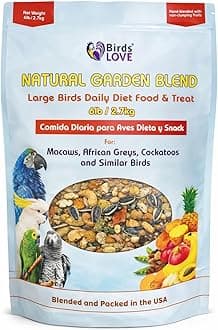 Birds LOVE All Natural Garden Blend Bird Food for Parrots 6lb