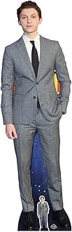 Star Cutouts Ltd CS756 Tom Holland Lifesize Cutout with 1 x Free Mini Cardboard Cut Out, Multicolour