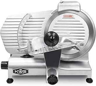 MS-10NS Commercial 320w Electric Meat Slicer w/ Stainless Steel Blade
