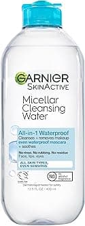 SkinActive Micellar Cleansing Water, For Waterproof Makeup, 13.5 Ounce