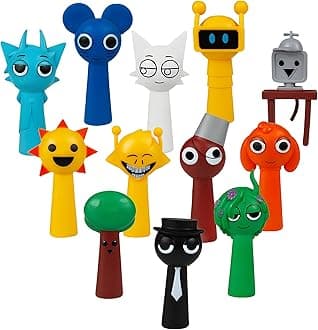 Action Figures & Game Toy Collectibles Fun Adult Decor Set with Intricate Character Details (12Pcs)