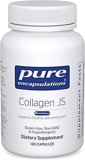 Collagen JS - Skin & Joint Health* - 1,000 mg Hydrolyzed Biocell Collagen - Gluten Free & Non-GMO - 120 Capsules