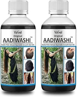 AADIWASHI hair oil original 1000ML, AADIWASHI herbal hair oil for hair health, Help and Support in Hair Problems, for women and men (500ml, Pack of 2)