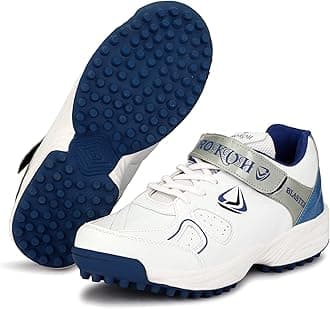 Men's Cricket Spikes Shoes | Extended Plus Series with Maximum Energy Return, Upgraded for New Generation of Cricket | Rubber Toe for Stability and Support