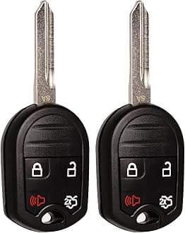 MechanMagic Key Fob Replacement Fits for CWTWB1U793 Ford Explorer 2001-2015 Mustang 2005-2014 Expedition 2003-2017 Edge Focus Lincoln Mercury Sable 2000-2009 Mazda Keyless Entry Remote 2 Sets