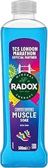 Radox Mineral Therapy Muscle Soak Bath Soak Bath gel uniquely blended with minerals, herbs & a soothing thyme fragrance for a restorative bubble bath 500 ml