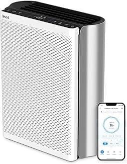 Air Purifiers for Home Large Room with Washable Filter, 3-Channel Air Quality Monitor, Smart WiFi and Filter for Pets, Allergies, Smoke, Dust, Pollen, Alexa Control, 1395 Ft², EverestAir